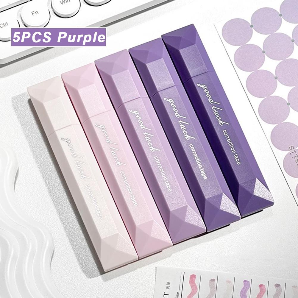 5 KS 30M Velká Kapacita Praktická Kreativní Korekční Páska Korekční Páska Bílá Nálepka Studium pro Studenty Kancelářské Potřeby