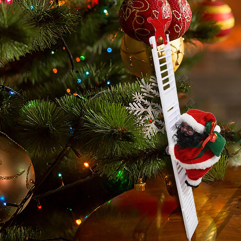 Electric Climbing Ladder  Christmas Figurine Ornament Gifts