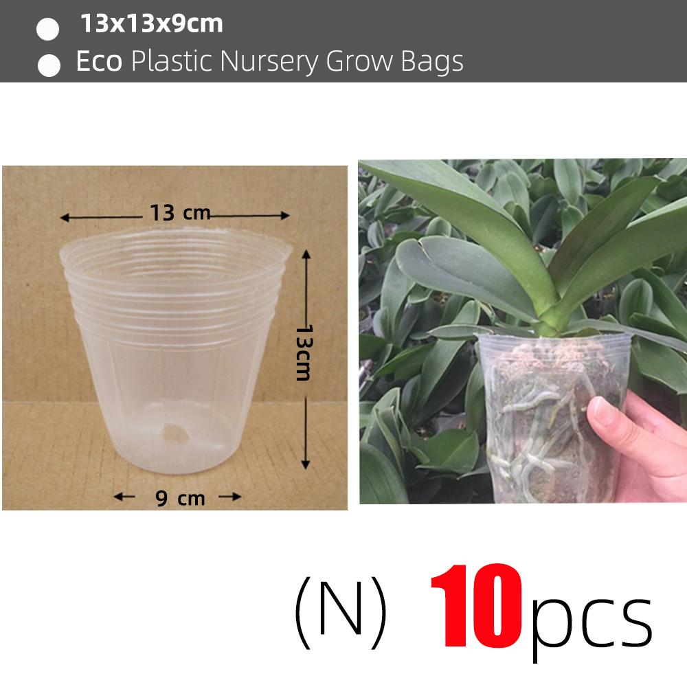 Transparent Nursery Pots Plastic Orchid Propagation Containers Flowers Vegetables Cultivation Seedling Supplies Garden Tools