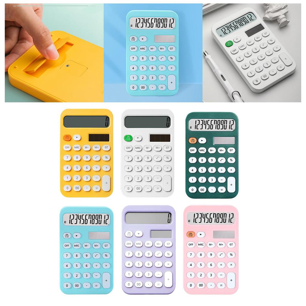 Digit Calculator 12 Digit Financial Calculator Automatic Sleep for Office Business Use with Big Buttons Desktop Calculator