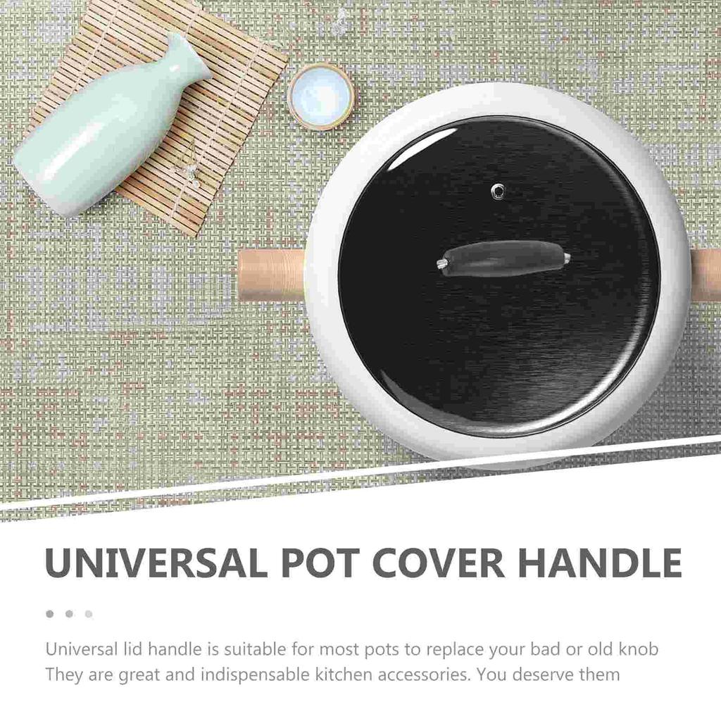 Frying Pan Accessories Lid Handle Lids Wok Replacement Pot Long Grip Stainless Steel Handles