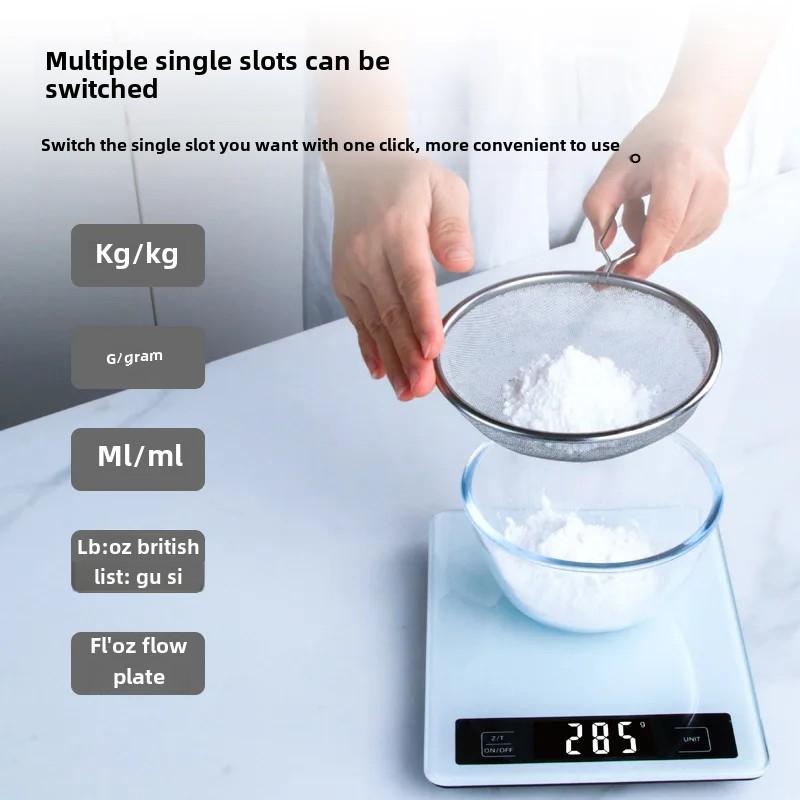 Mini Kitchen Scale Electronic 1g Precision Scale for Home Use Coffee Fruit Food Scale  5kg Cross Border Trade