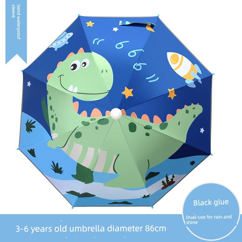 Children's Umbrella Girls' Kindergarten Baby Rain and Rain Dual-Use Primary School Student Male School Special Automatic Sunshade Sun Umbrella