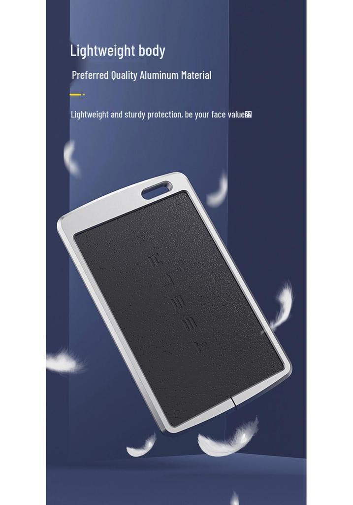 Tesla Key Card Case for Model 3/Y/X/S - Premium Protective Shell with Metal Buckle for Men & Women