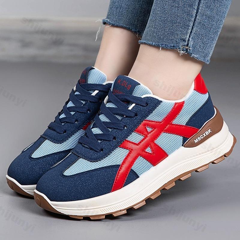 Women's Platform Sneakers 2026 New Autumn Height Increase Breathable Non Slip Running Shoes Comfort Wear-resistant Casual Shoes