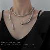 Dark Earth Cool Snake Necklace Men and Women European and American Style Exaggerated Niche Personality Design Sense Adjustable