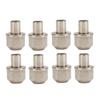 8Pcs RC Hex Wheel Hub Nut Universal 12mm Drive Adaptor Extension Column Stainless Steel