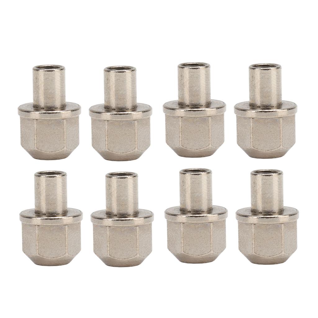 8Pcs RC Hex Wheel Hub Nut Universal 12mm Drive Adaptor Extension Column Stainless Steel
