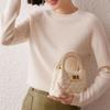 Women's Cashmere Sweater, Round Neck Pullover, Versatile Fit Knitwear for Autumn and Winter
