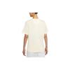 Nike Sportswear Essential Loose Knit Printed Casual Crew Neck T-Shirt Women Tops Coconut-White DH4256-113