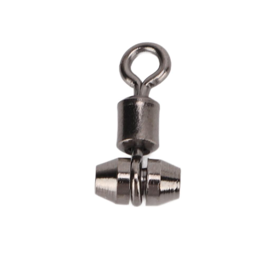 10pcs T Turn Fishing Connectors Mental Fishing Rolling Swivel Triple Swivel  Cross Line Fishing