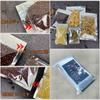 100 Stück Aluminiumbeutel mit Reißverschluss Plastiktüte Transparent Aluminiumbedampfter Beutel Kleiner Reißverschluss Aluminiumverpackung Verpackungsmaterialien Aufbewahrungsbeutel Kunststoff