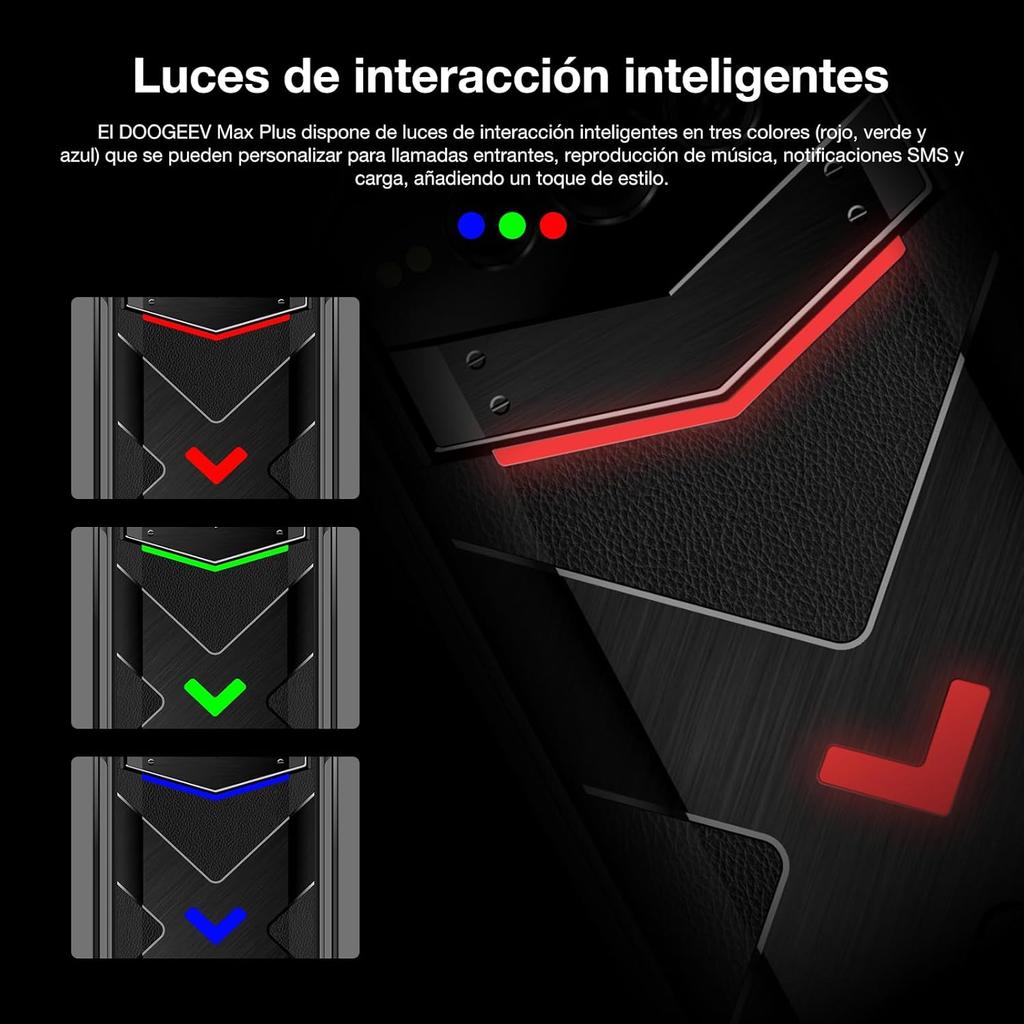 DOOGEE V Max Plus Cell phone 6.58" HD+ Display, 120Hz 36GB(16+20) 512GB, 200MP Ai Camera 22000mAh Battery  Android 14