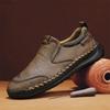 Men's Oversized Casual Shoes Soft-Sole Leather Shoes Men's Slip-On Shoes