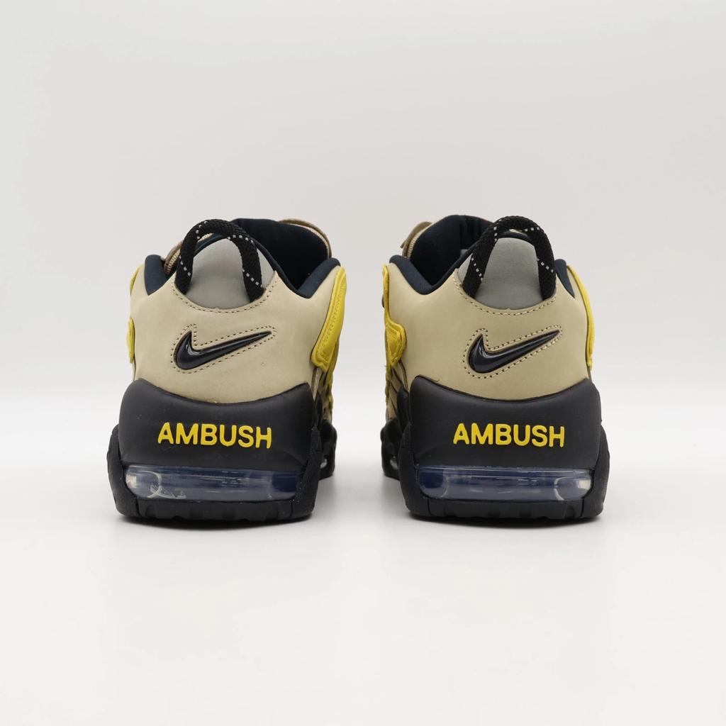 FB1299-200 AMBUSH Nike Air More Uptempo Low Vivid Sulfur Limestone (Men's)