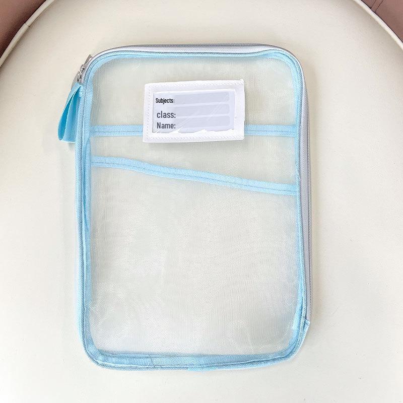 L-formad skolväska för att organisera ämnen för elever