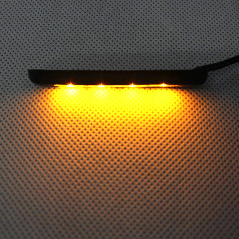 Universal Soft Rubber LED Turn Signal, Paste Type, Set of 2, LED Turn Signal