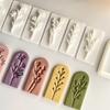 7pcs Spring Flower Leaf Mold Set | Plastic Molds for Easy Release Craft Pendant Tools, Clay Jewelry Making Supplies