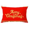 Christmas Simple Print Series Peach Skin Waist Pillowcase Home Sofa Pillowcase Office Pillowcase