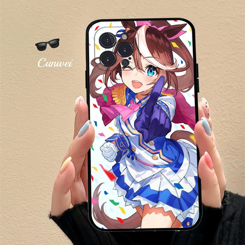 Anime Uma Musume Pretty Derby Tokai Teio Phone Case For IPhone 16 15 14 11 12 13 Mini Pro XS Max Cover 6 7 8 Plus X Funda Shell