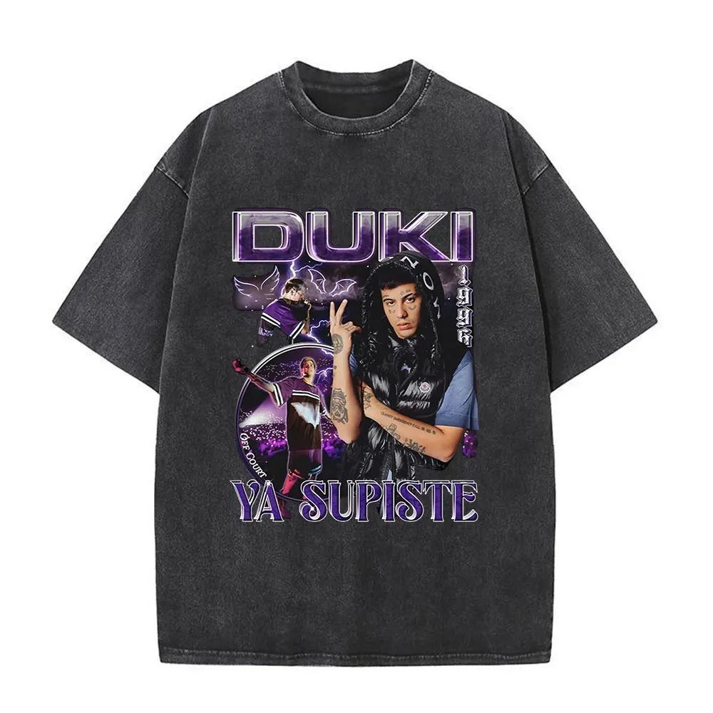 

DUKI Ya Supiste Vintage Washed Oversized T-Shirt | Unisex Streetwear Hip-Hop Top L