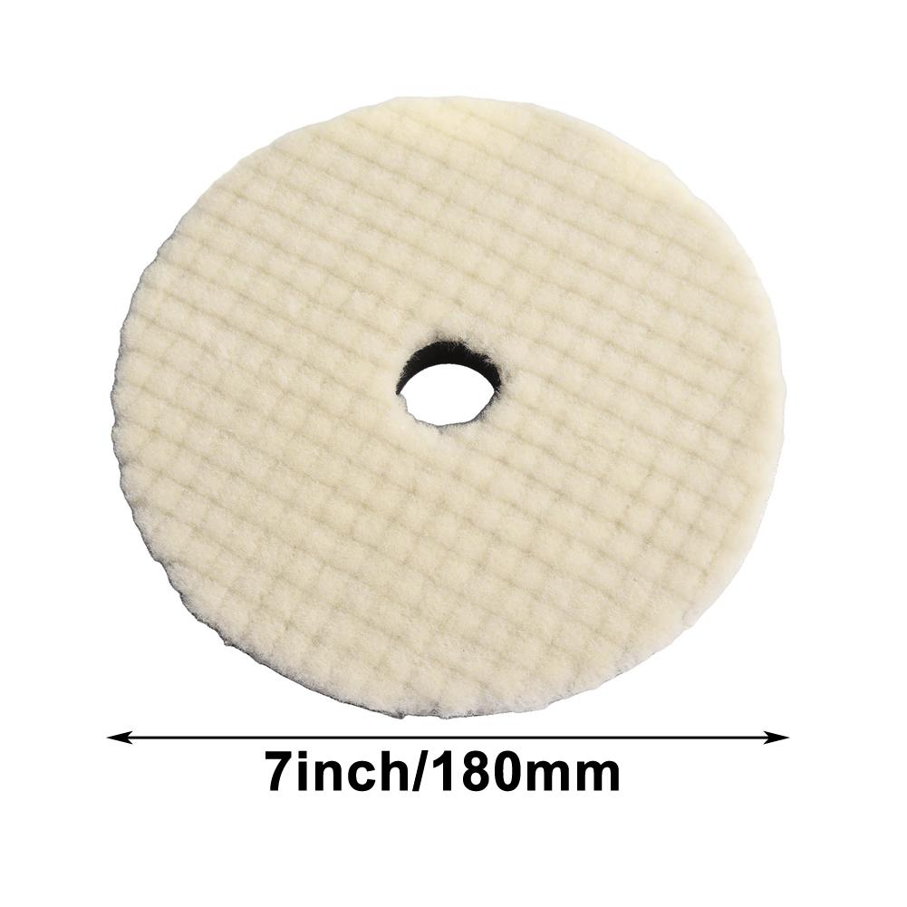High Performance Buffing Pads Wool Pad Approx. 5inch 125mm Buffing Pad Versatile Application For Various Tasks