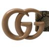Used GUCCIbelt Pink beige/Brown Leather Women