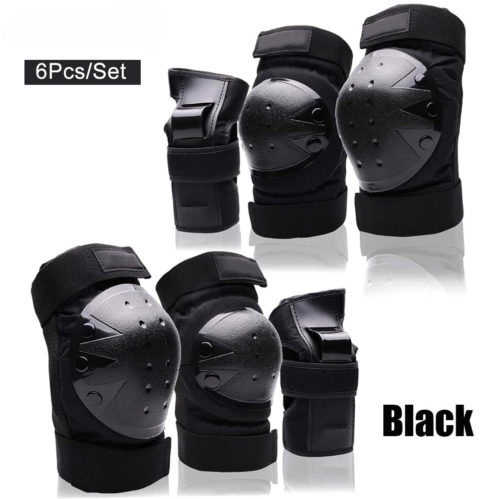 

Kids/Adults Knee Elbow Pads Wrist Guards, Protective Gear Set For Roller Skates, Cycling, Bmx, Skateboard, Scooter Riding Sports S-for Weight 12-30kg