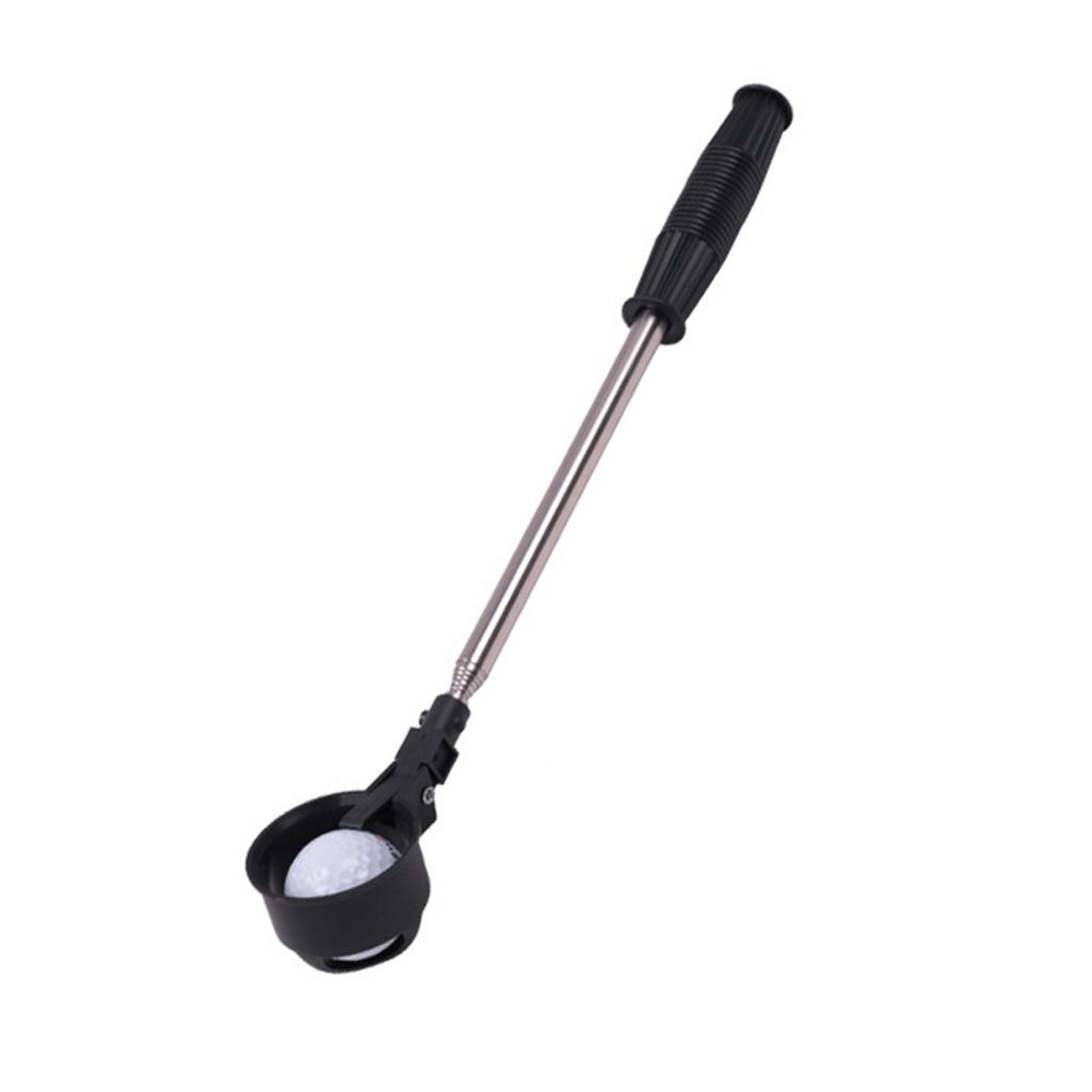 Golf Stainless Steel Ball Scoop Ball Retractable Golf Ball Scoop uygun