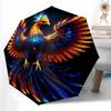 1pc Colorful Bird Durable Cartoon Folding Umbrella,Compact Umbrella for Men and Women, Suitable for Travel or Daily Use.A002