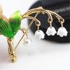 1Pc Small Fresh Plant Brooch Collar Clothing Accessories Girl Party Gift