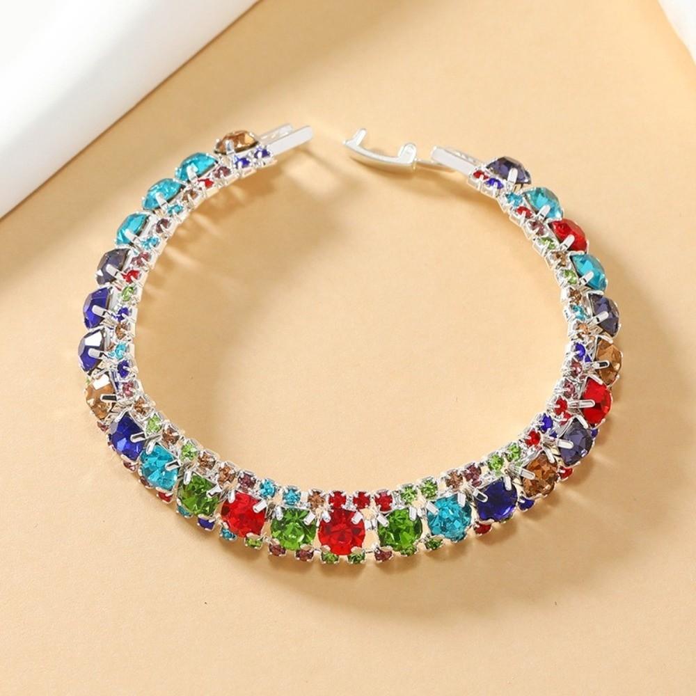 Charm Rhinestone Bracelet Luxury Women's Bracelet Personality Sparkling Bracelet Gifts