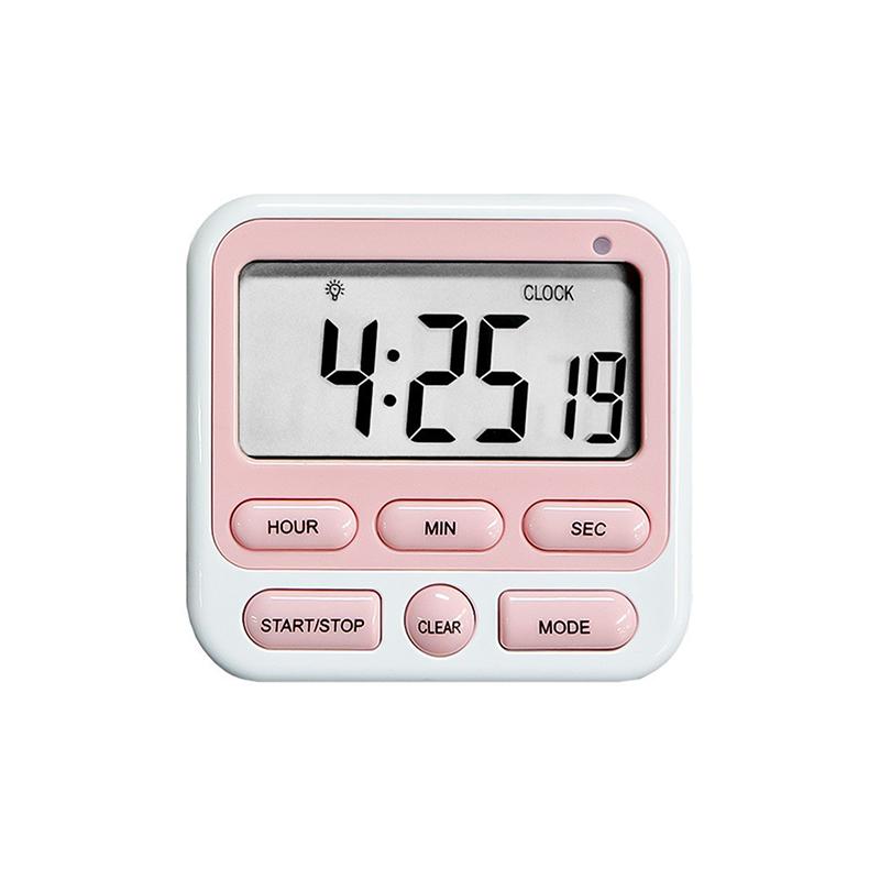 Digital Display Cooking Alarm Clock Kitchen Timer Sleep Stopwatch Clock House Countdown Kids Student Learning Time Manager