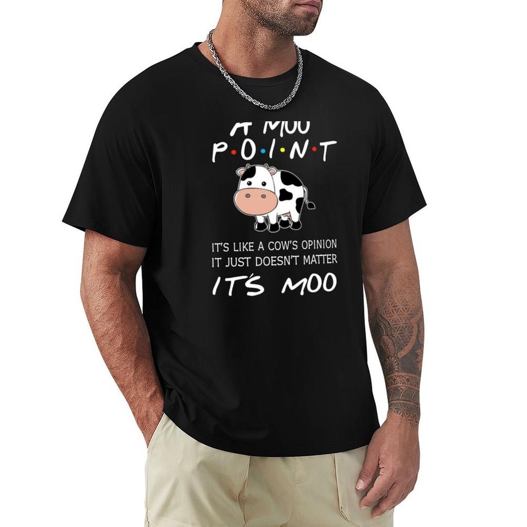 A Moo Point It’s Moo Friends T-Shirt new edition anime clothes mens t shirts
