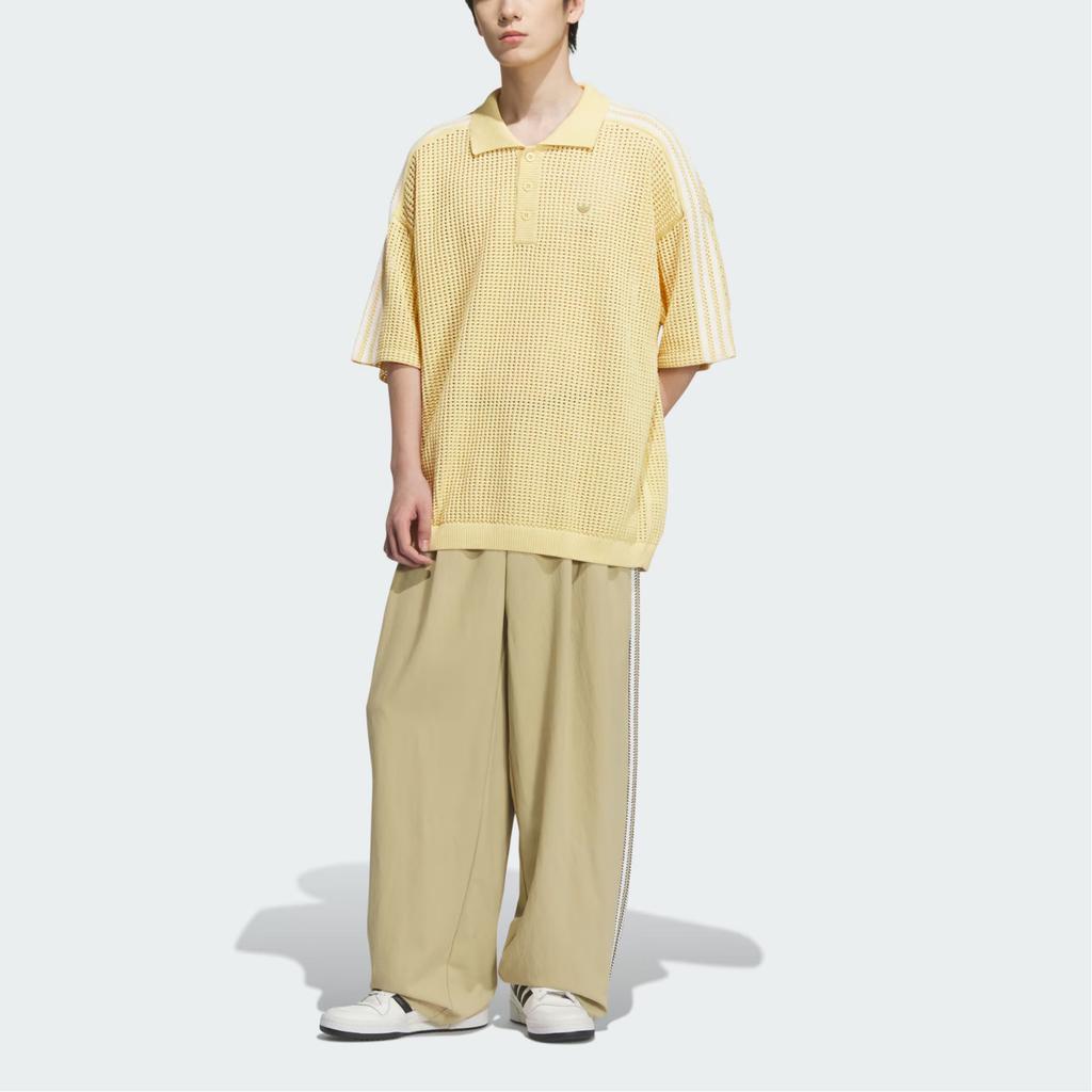 Adidas Originals SS25 Casual Loose Fit Short Sleeve Polo Shirt Men Tops KE5814