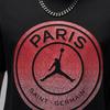 Jordan Paris Saint Germain Comfortable Fashion Round Neck Short Sleeve T-Shirt Men T-Shirt Black FV7729045