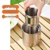 Mingjiang Chubang 304 Stainless Steel Portable Folding Water Cup
