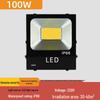 30W/50W Waterproof LED Floodlight: Warm Outdoor Spotlight for Courtyards & Advertising