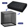 Air Conditioner Cover All Seasons Air Conditioning Cover Mesh Outdoor AC Unit Covers for Outside Units Protect from Leaves Black