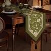 French Pastoral Style Table Flag Luxurious Retro Tassel Table Runner Suitable for Dining Tables TV Cabinets and Side Tables Middle Decorative Banner