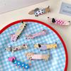 Plastic Dog Duckbill Clip Dots Animal Hairpin Cute Cartoon Hair Clip Daily