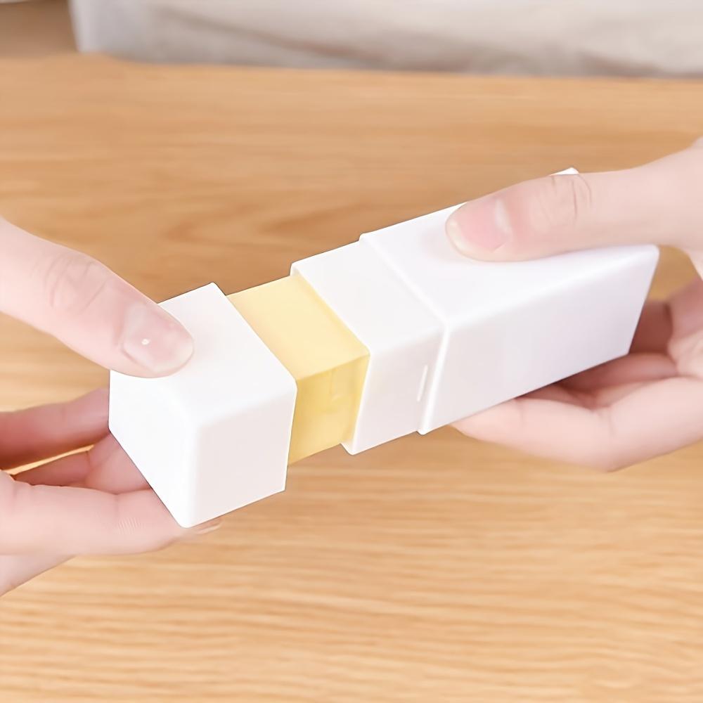 1/2 Stück tragbarer Butterverteiler Ein-Knopf-Bedienung Butterspender-Stift für Reisen Picknicks Backzubehör Küchenwerkzeuge