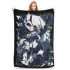 Loona Fleece-Kuscheldecken Schwarze Komödie Decken für Bett Outdoor Ultra-Weiche Schlafzimmerdecke,