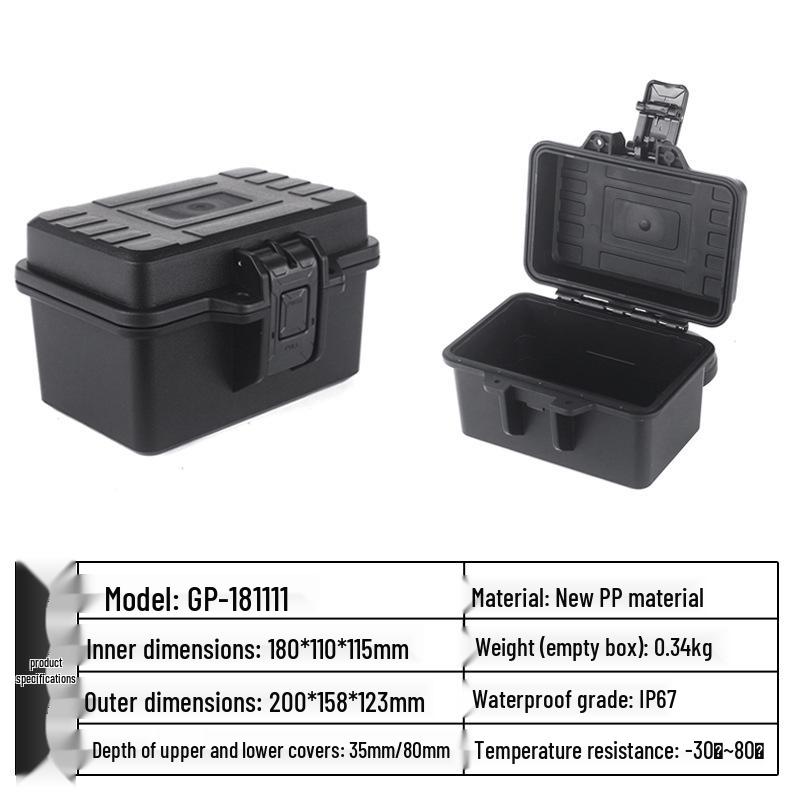 

Large IP67 Waterproof Protective Tool Case with Sponge Insert