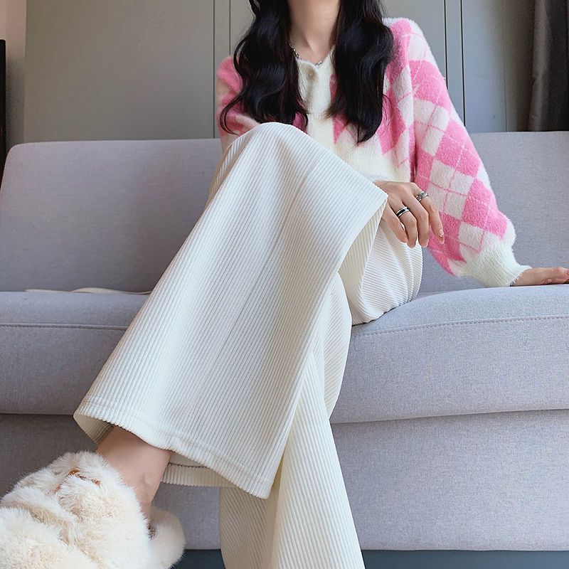 Leisure Pants Children's Spring and Autumn New Drape Wide-leg Trousers