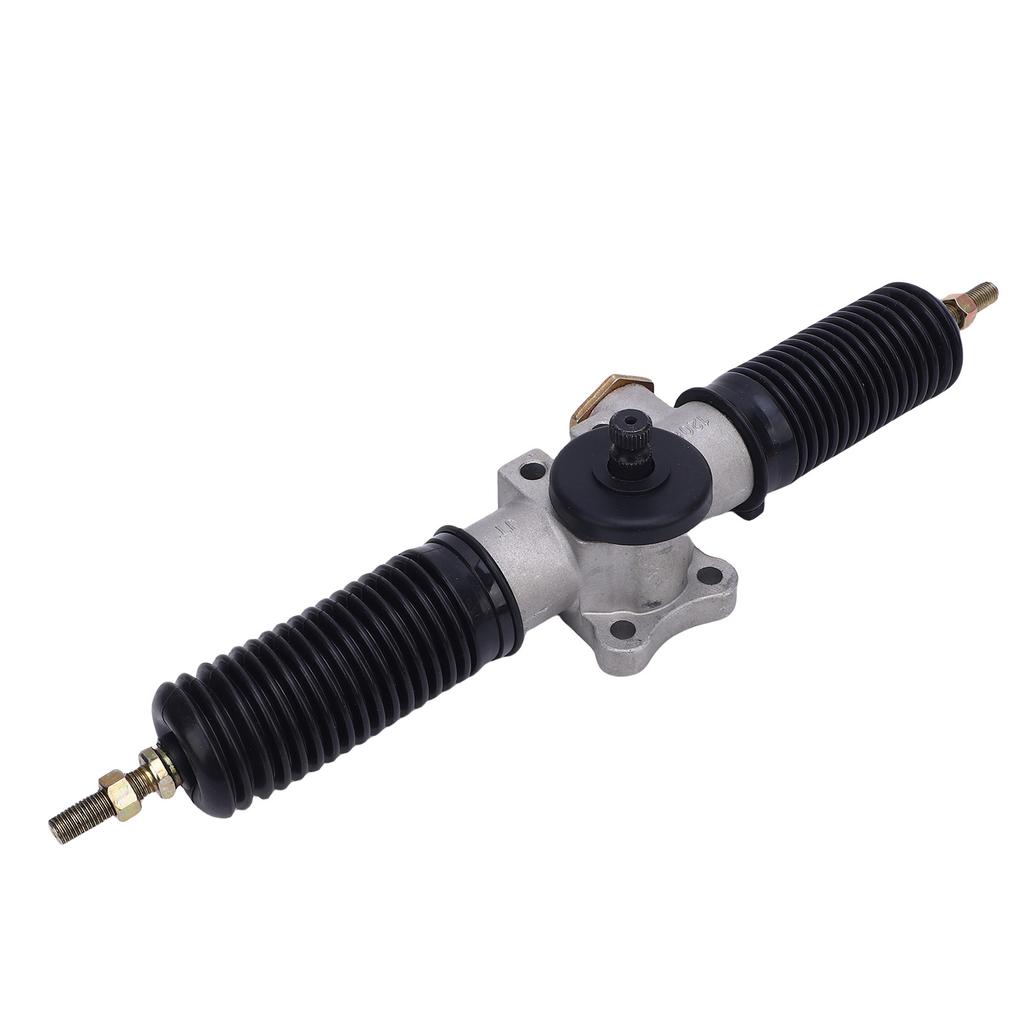 Power Steering Gear Rack Pinion Assembly 30T 420mm Long with Rubber Bushing for Go Kart ATV UTV Quad