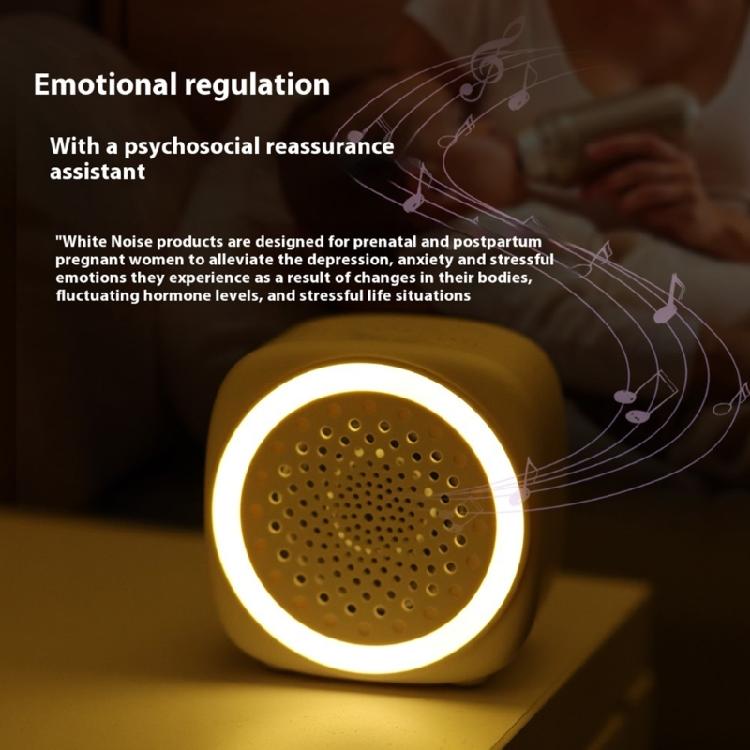 Travel Friendly Sleep Therapy Device 26 Soothings Sounds Adjustable Night Lights Compact White Noises Machine For Age
