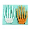 1PC Schädel Hand Halloween Silikon Form Fondant Kuchen Dekorieren Werkzeuge Schokolade Candy Gumpaste Formen