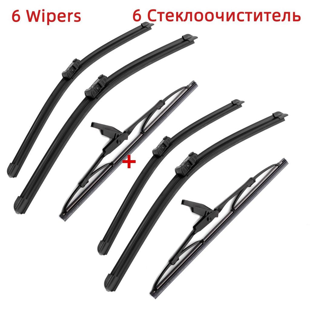 3PCS Wiper Blades For LAND ROVER Evoque L538 2011-2017 24" 21" 10" Fit Front Windshield Windscreen Window Brushes Cutter Accessories