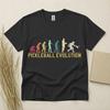 Pickleball Evolution T Shirt Funny Pickleball Gift Sports Tee Gildan Cotton Top